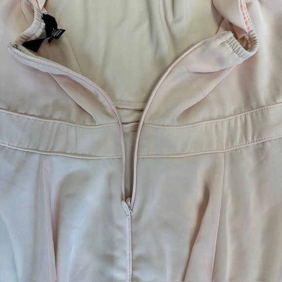 Lulus Forevermore Halter Fit and‎ Flare Dress Blush Pink Mini Dress Sz Med - Picture 12 of 16
